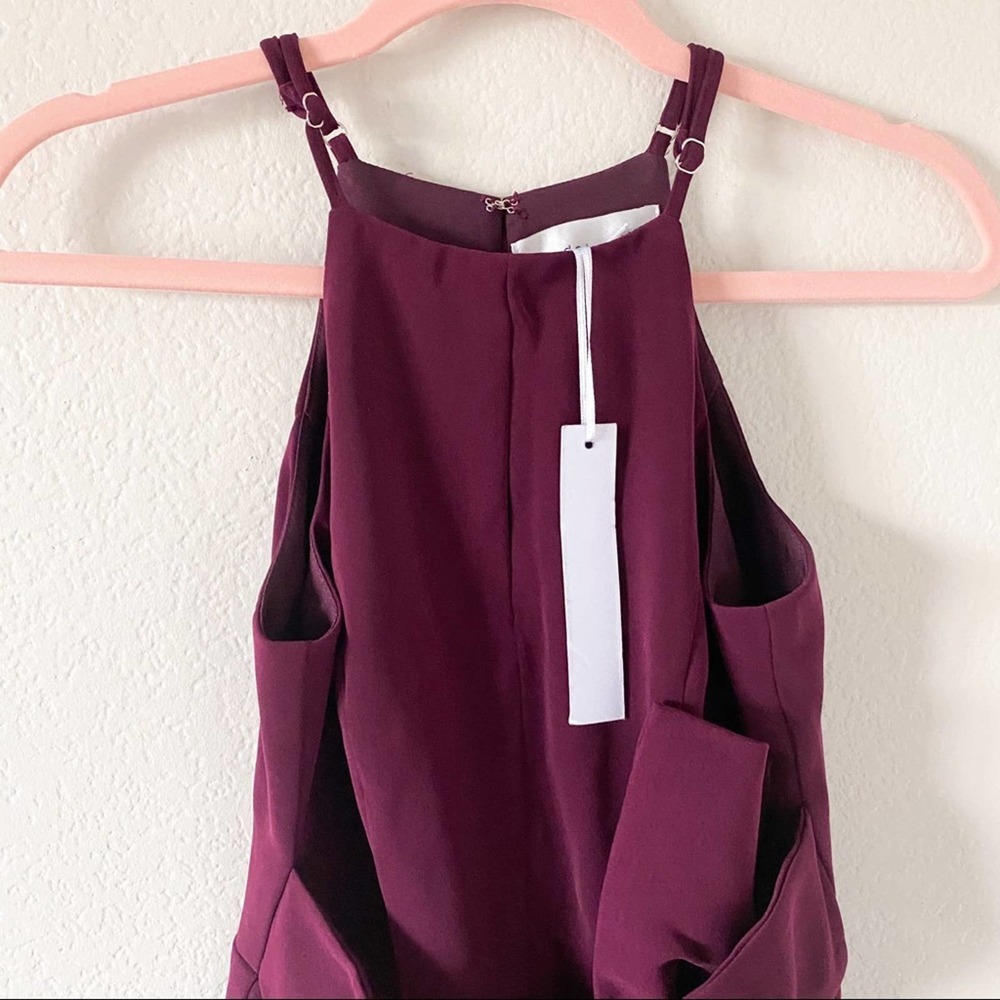 New! Adelyn Rae Spring Halter Neck Jumpsuit - Picture 6 of 11